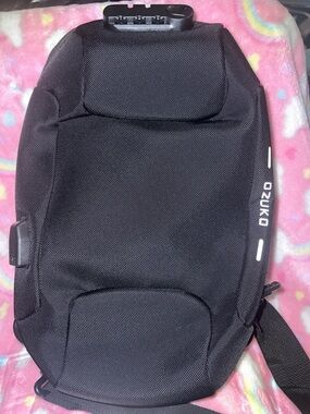 OZUKO Sleek Black Anti-Theft Sling Backpack